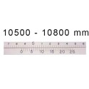 Circomètre Extérieur BLET Blanc Diamètre 10500-10800 mm avec Certificat Etalonnage