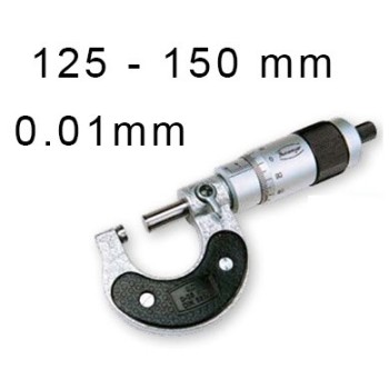 OUTSIDE MECHANICAL MICROMETER BLET STEINMEYER, MEASURING RANGE : 125-150 mm, READING : 0,01 mm
