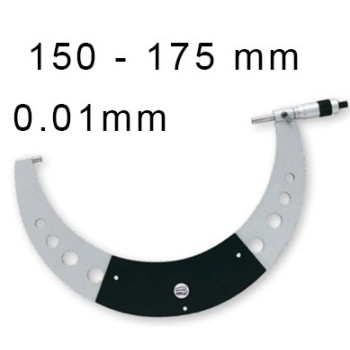 OUTSIDE MECHANICAL MICROMETER BLET STEINMEYER, MEASURING RANGE : 150-175 mm, READING : 0,01 mm
