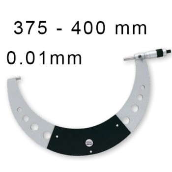 OUTSIDE MECHANICAL MICROMETER BLET STEINMEYER, MEASURING RANGE : 375-400 mm, READING : 0,01 mm