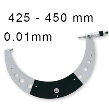 Micromètre Extérieur Analogique STEINMEYER, Plage de Mesure : 425-450 mm, Lecture : 0,01 mm