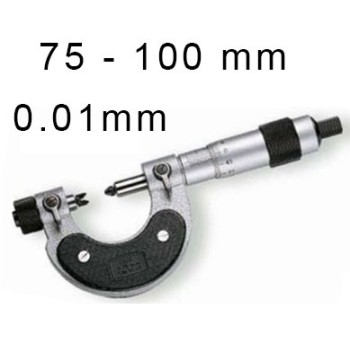 Micromètre Extérieur Analogique pour Filetage STEINMEYER, Plage de Mesure : 75-100 mm, Lecture : 0,01 mm