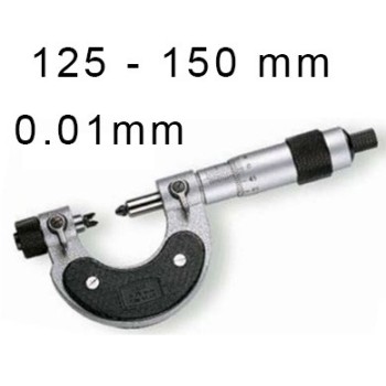 Micromètre Extérieur Analogique pour Filetage STEINMEYER, Plage de Mesure : 125-150 mm, Lecture : 0,01 mm
