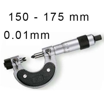 Micromètre Extérieur Analogique pour Filetage STEINMEYER, Plage de Mesure : 150-175 mm, Lecture : 0,01 mm