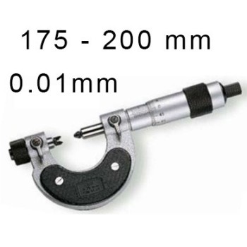 MECHANICAL OUTSIDE MICROMETER FOR THREAD BLET STEINMEYER, MEASURING RANGE : 175-200 mm, READING : 0,01 mm ref : MIC07-A5041C00 S