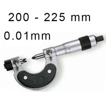 MECHANICAL OUTSIDE MICROMETER FOR THREAD BLET STEINMEYER, MEASURING RANGE : 200-225 mm, READING : 0,01 mm ref : MIC07-A5042C00 S