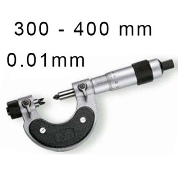 Micromètre Extérieur Analogique pour Filetage STEINMEYER, Plage de Mesure : 300-400 mm, Lecture : 0,01 mm