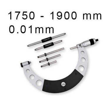 OUTSIDE MECHANICAL MICROMETER BLET STEINMEYER, MEASURING RANGE : 1750-1900 mm, READING : 0,01 mm ref : MIC07-C0075C0E STEINMEYER