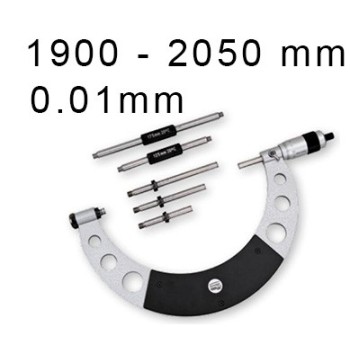 OUTSIDE MECHANICAL MICROMETER BLET STEINMEYER, MEASURING RANGE : 1900-2050 mm, READING : 0,01 mm ref : MIC07-C0076C0E STEINMEYER
