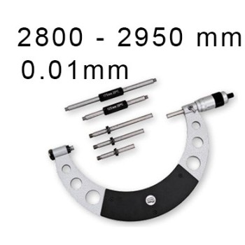 OUTSIDE MECHANICAL MICROMETER BLET STEINMEYER, MEASURING RANGE : 2800-2950 mm, READING : 0,01 mm ref : MIC07-C0082C0E STEINMEYER