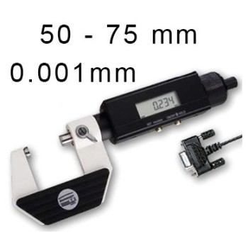 OUTSIDE DIGITAL MICROMETER BLET STEINMEYER, MEASURING RANGE : 50-75 mm, READING : 0,001 mm ref : MIC07-D0007M0R STEINMEYER MIC07