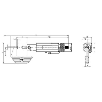 OUTSIDE DIGITAL MICROMETER BLET STEINMEYER, MEASURING RANGE : 275-300 mm, READING : 0,001 mm ref : MIC07-D0045M0R STEINMEYER MIC