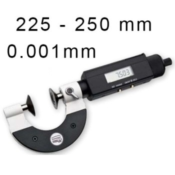 OUTSIDE DIGITAL MICROMETER WITH DISCS BLET STEINMEYER, MEASURING RANGE : 225-250 mm, READING : 0,0001 mm ref : MIC07-D1043M0S ST