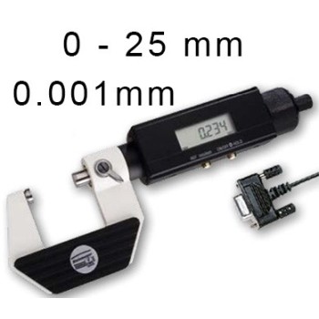 OUTSIDE DIGITAL MICROMETER BLET STEINMEYER, MEASURING RANGE : 0-25 mm, READING : 0,001 mm ref : MIC07-D0001M01 STEINMEYER MIC07-