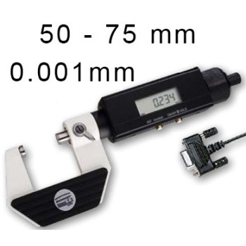 OUTSIDE DIGITAL MICROMETER BLET STEINMEYER, MEASURING RANGE : 50-75 mm, READING : 0,01 mm / 0,001 mm ref : MIC07-D0007MAM STEINM