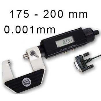 OUTSIDE DIGITAL MICROMETER BLET STEINMEYER, MEASURING RANGE : 175-200 mm, READING : 0,001 mm ref : MIC07-D0041M01 STEINMEYER MIC