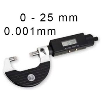 MICROMETER WITH WEDGE BLADE BLET STEINMEYER, MEASURING RANGE : 0-25 mm, READING : 0,01 mm / 0,001 mm ref : MIC07-D9001MLM STEINM