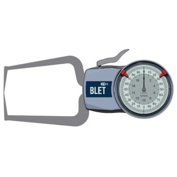 EXTERNAL MECHANICAL MEASURING INSTRUMENT PALPEUR EXT BLET KROEPLIN 0-20MM 0,01MM TOUCHES CR0,4/CR0,4