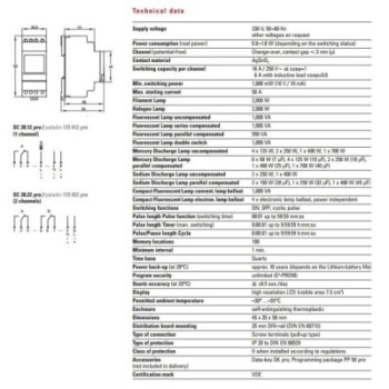 Programmateur Digital Hebdomadaire MULLER PRO16-1100HAR2