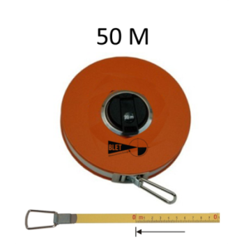 Mètre Ruban Longueur 50m Acier Classe II RUBR1-F2MNSJP3A