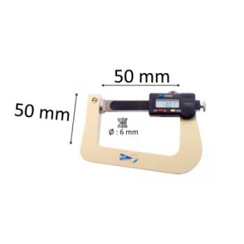 THICKNESS GAUGES RANGE : 50 mm AND DEPTH 50 mm WITHOUT FOOT
