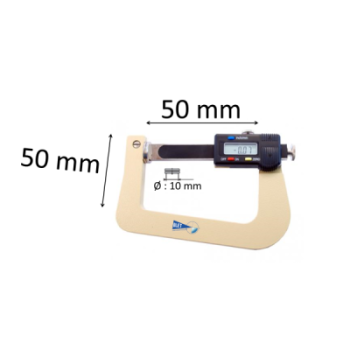 THICKNESS GAUGES RANGE : 50 mm AND DEPTH 50 mm WITHOUT FOOT