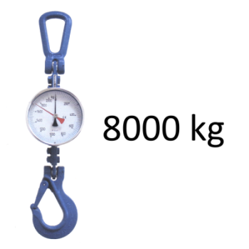 DYNAMOMETRE ANALOGIQUE A CADRAN 0-8000 Kg