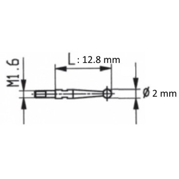 CONTACT POINT FOR DIAL TEST INDICATORS BLET 5.2281