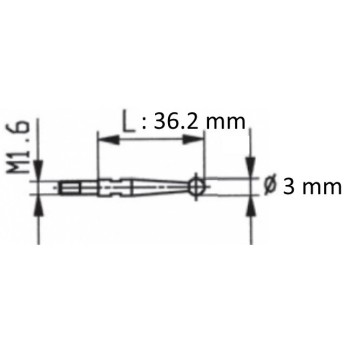 CONTACT POINT FOR DIAL TEST INDICATORS BLET 5.2286
