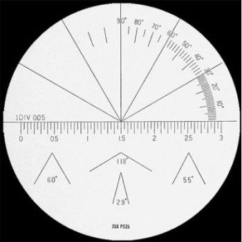 MEASURING SCALES PEAK FOR 2008 SERIES MEASURING MICROSCOPES ref: ACCM2-PS-25 PEAK ACCM2-PS-25 : securemail.fr