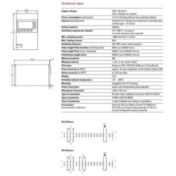 Programmateur Digital Annuel MULLER PRO16-2300AAL1