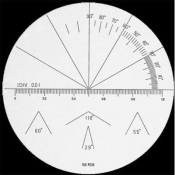 MEASURING SCALES PEAK FOR 2008 SERIES MEASURING MICROSCOPES ref: ACCM2-PS-35 PEAK ACCM2-PS-35 : securemail.fr