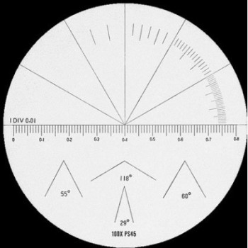 MEASURING SCALES PEAK FOR 2008 SERIES MEASURING MICROSCOPES ref: ACCM2-PS-45 PEAK ACCM2-PS-45 : securemail.fr