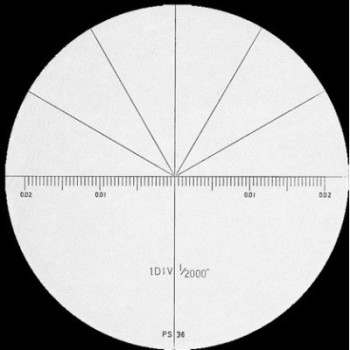 ECHELLE DE MESURE PEAK EN NOIR POUR MICROSCOPES DE LA SERIE 2008 ref: ACCM2-PS-46 PEAK ACCM2-PS-46 : Instruments de Mesure et Co