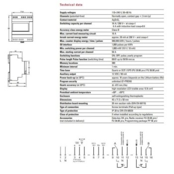 Programmateur Digital Temporisateur Energie MULLER