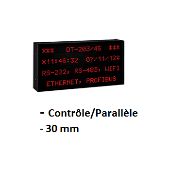 Alphanumeric display parallel control   BLET