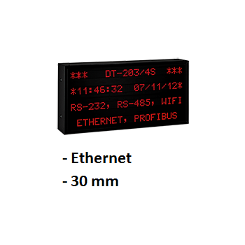 Alphanumeric display ethernet   BLET