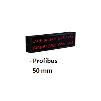 Alphanumeric display profibus  BLET