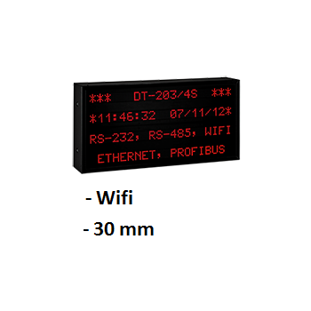 Alphanumeric display wifi  BLET