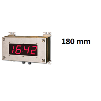 Industrial large format inox clock   BLET