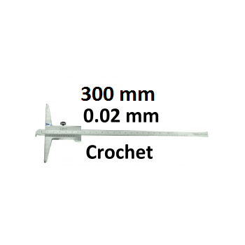 Depth caliper with hook BLET ref :DEPXX-A1300 mmG4-00 BLET DEPXX-A130G4-00 : securemail.fr