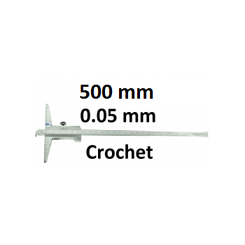 Depth caliper with hook   BLET