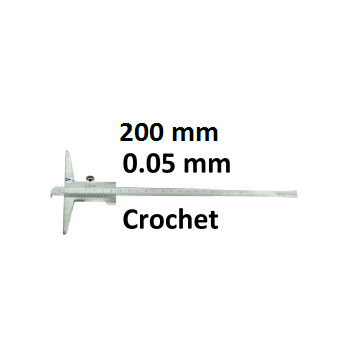 Depth caliper with hook  BLET