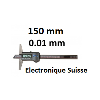 Digital depth caliper from Switzerland BLET ref : DEPXX-DN15P2-00 BLET DEPXX-DN15P2-00 : securemail.fr