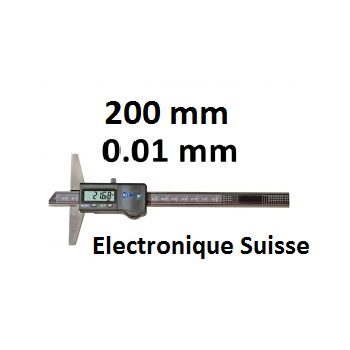 Digital depth caliper from Switzerland BLET ref : DEPXX-DN20P2-00 BLET DEPXX-DN20P2-00 : securemail.fr