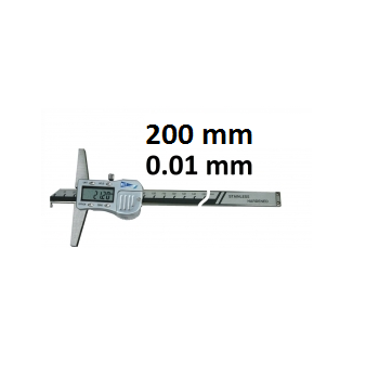 Digital depth caliper with hook   BLET