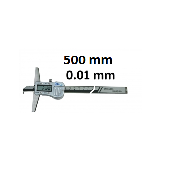 Digital depth caliper with hook   BLET