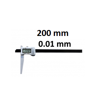 Digital depth caliper with asymetric base  BLET