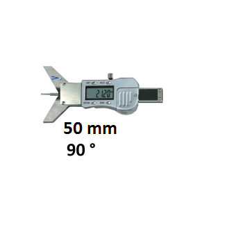 Digital depth caliper with prismatic base   BLET