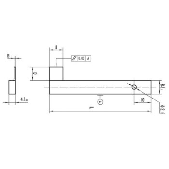 MEASURING TIP FOR DIGITAL UNIVERSAL CALIPER BLET ref: TOUXX-PE000-00 BLET TOUXX-PE000-00 : securemail.fr